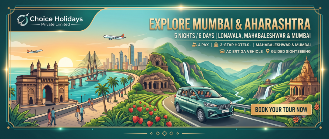5 Nights 6 Days Mumbai & Maharashtra Tour Package